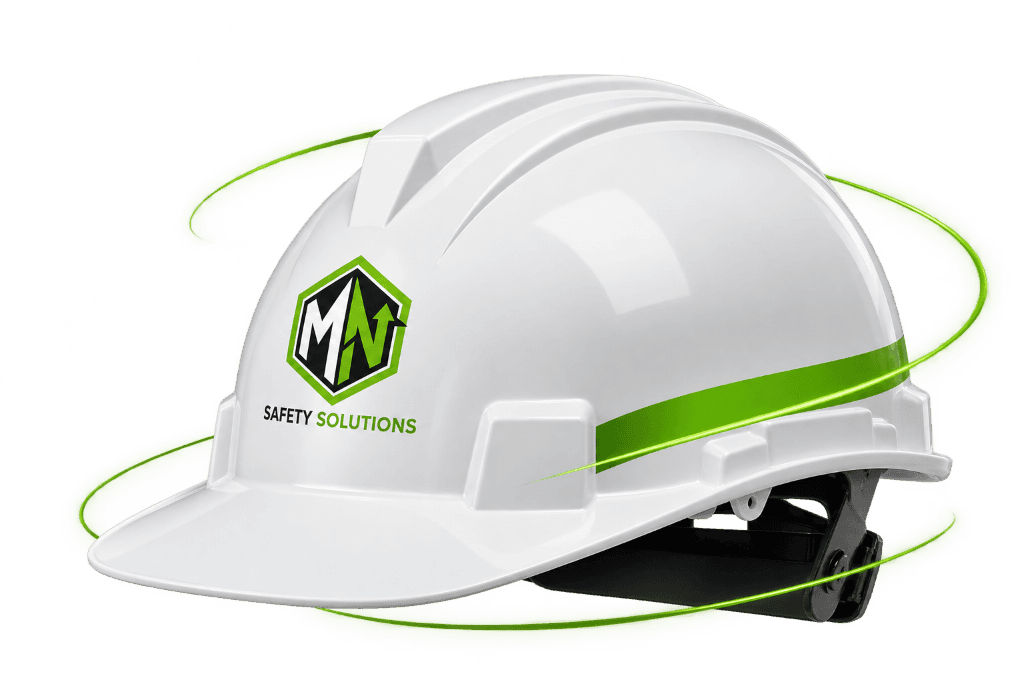 Industrial safety hard hat representing M&N Safety Solutions audit-ready compliance consulting in South Africa